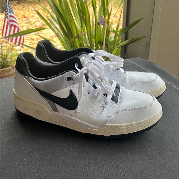 Nike Other - Nike Men's Full Force Low White and Black Sneakers Size 11